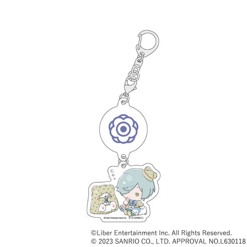 『A3!×Sanrio Characters』連結アクリルキーホルダー 21/御影密×まるもふびより